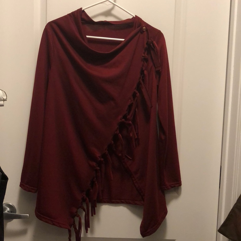 Split open sweater - Picture 2 of 4